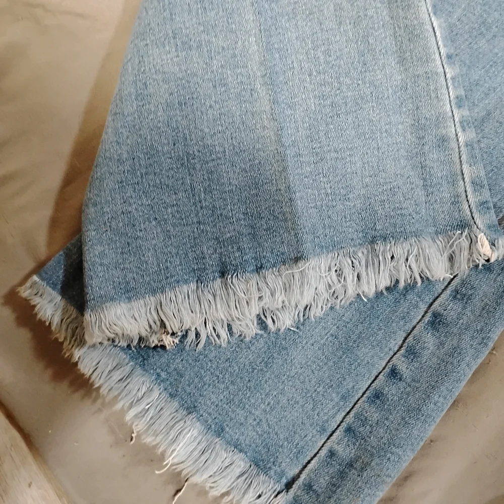 KanCan Distressed Light Blue Flare Jeans - Picture 2 of 13